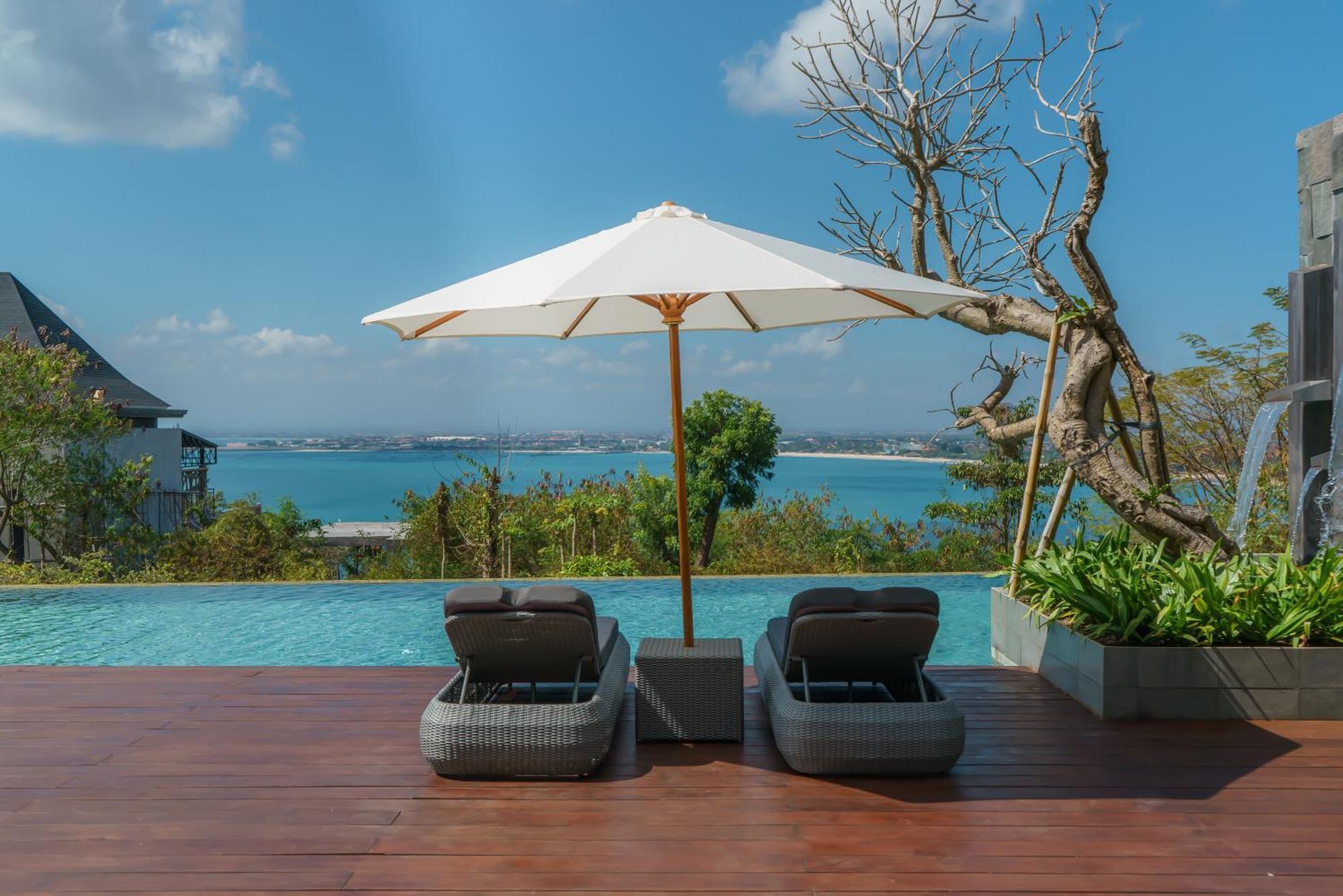 Beyond The Sea - Luxe Sea View Villa In Jimbaran Exterior photo